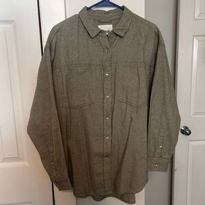 Aerie flannel button up